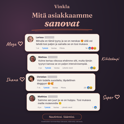 Mitä asiakkaamme sanovat Vinklasta
