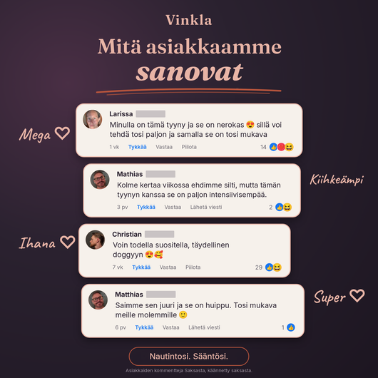 Mitä asiakkaamme sanovat Vinklasta